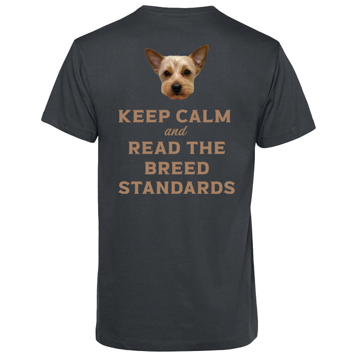 Männer T-Shirt - Keep calm and read the breed standards