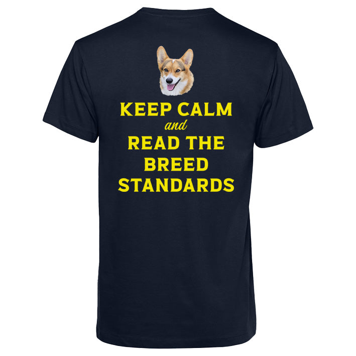 Männer T-Shirt - Keep calm and read the breed standards