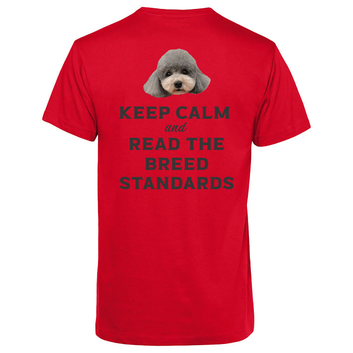 Männer T-Shirt - Keep calm and read the breed standards