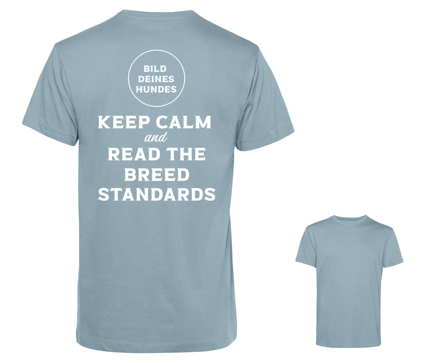 Männer T-Shirt - Keep calm and read the breed standards