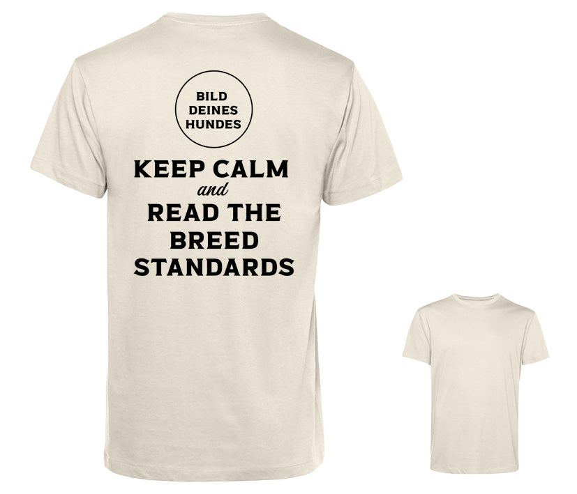 Männer T-Shirt - Keep calm and read the breed standards