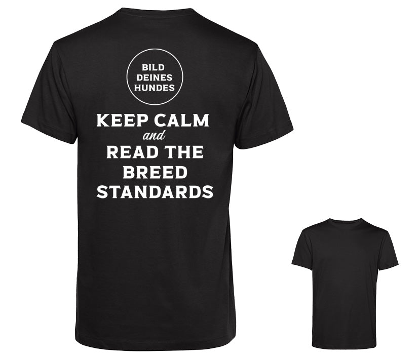 Männer T-Shirt - Keep calm and read the breed standards