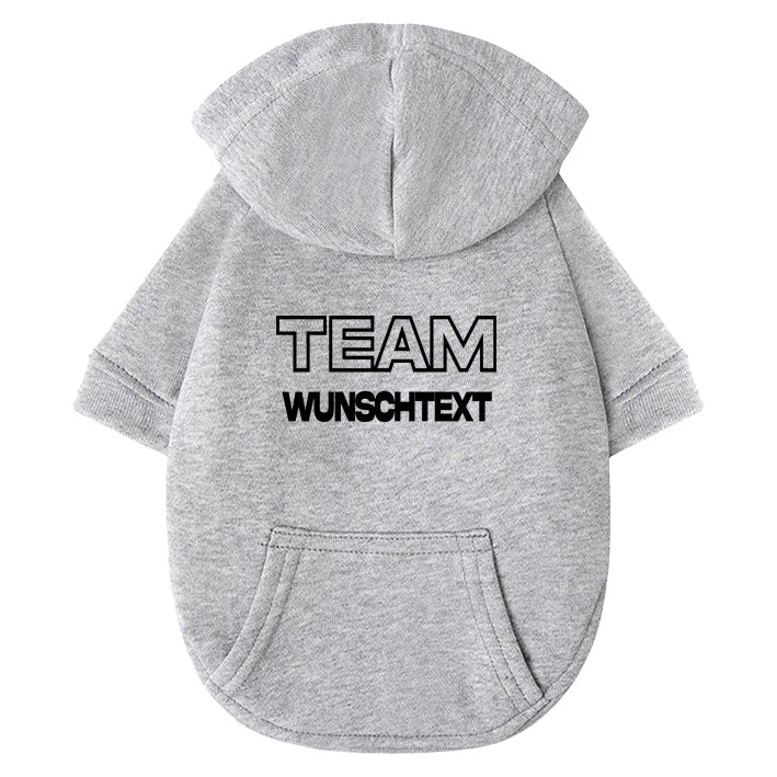 Dog hoodie - TEAM