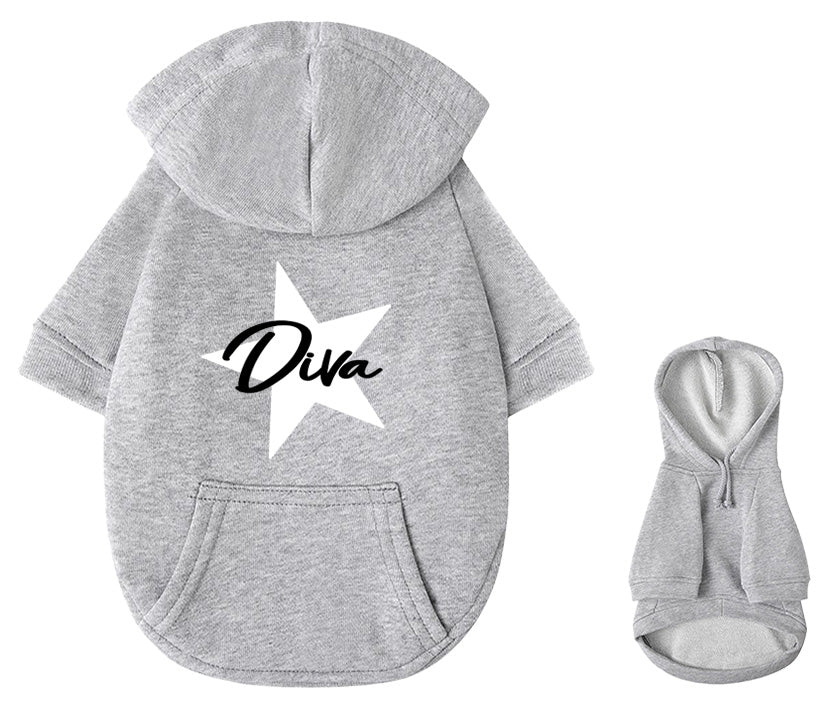 Dog hoodie - DIVA