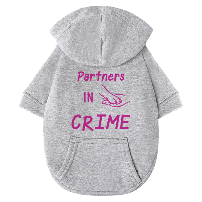 Hunde Hoodie - Partners in CRIME Hand & Pfote