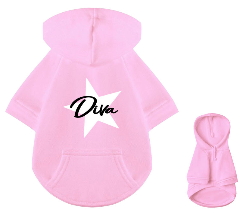 Dog hoodie - DIVA