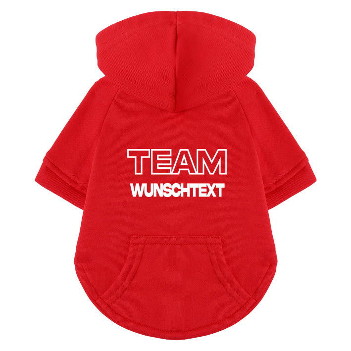 Dog hoodie - TEAM