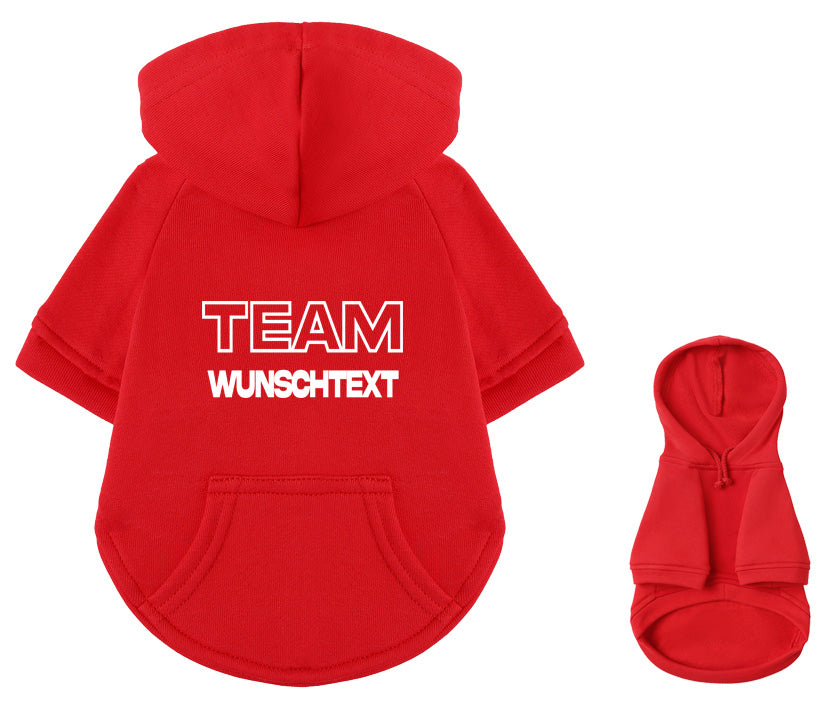 Dog hoodie - TEAM