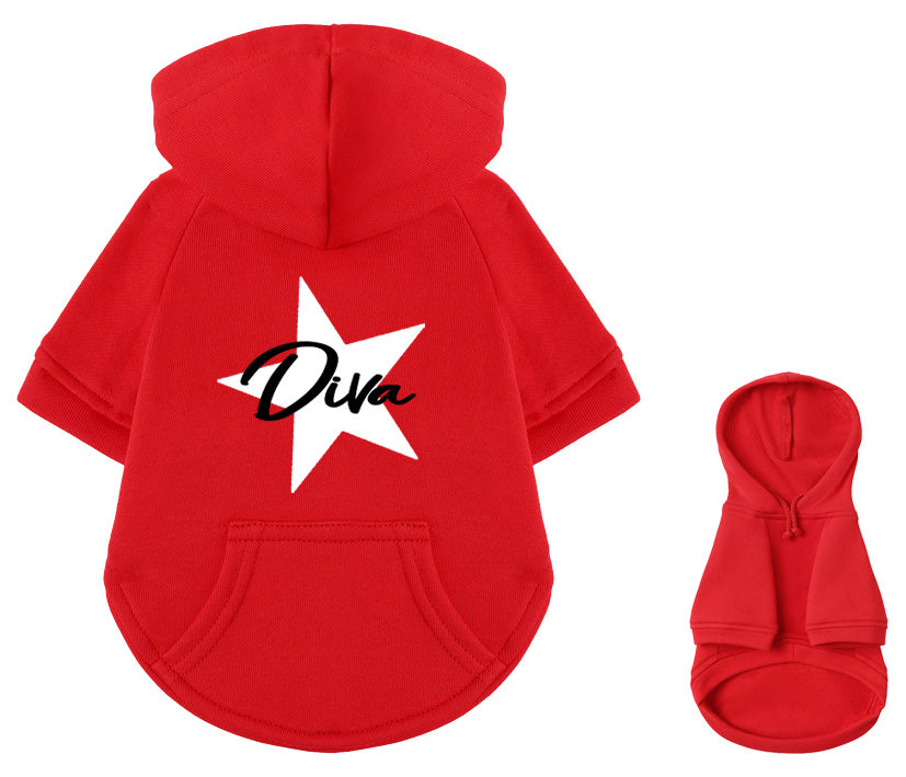 Dog hoodie - DIVA