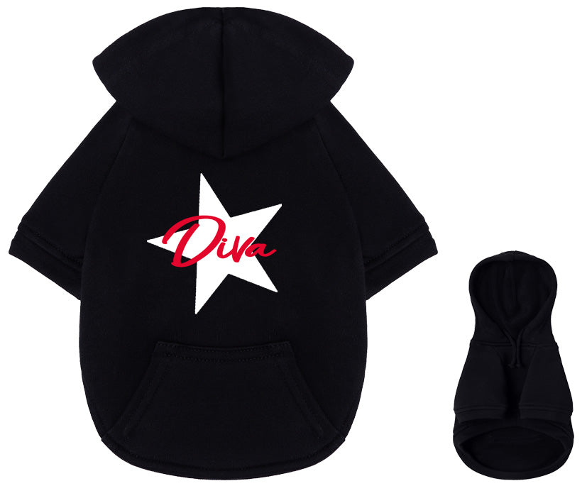 Hunde Hoodie - DIVA